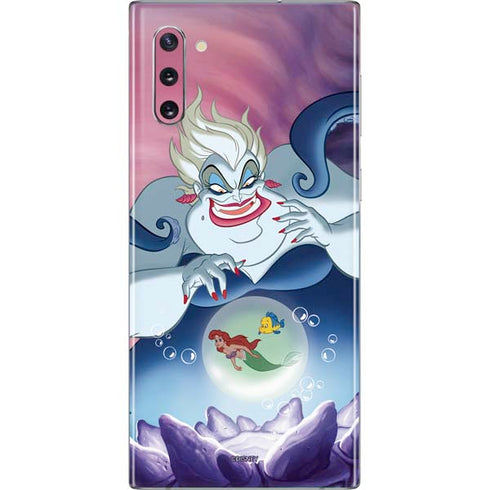 Disney Villains Ursula Ariel and Flounder Galaxy Note 10 Skin